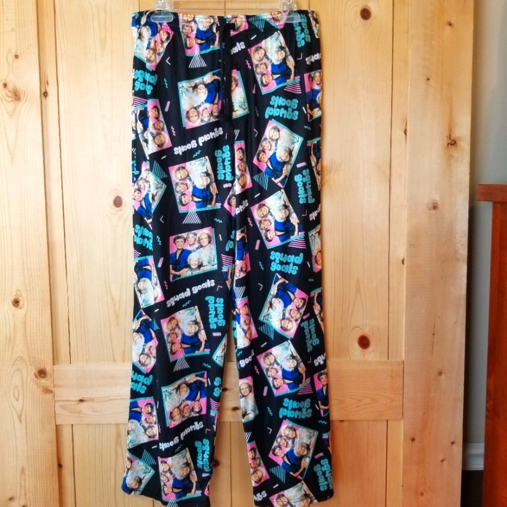 The Golden Girls Graphic "Squad Goals" Adjustable Elastic Waist Pajama Pants